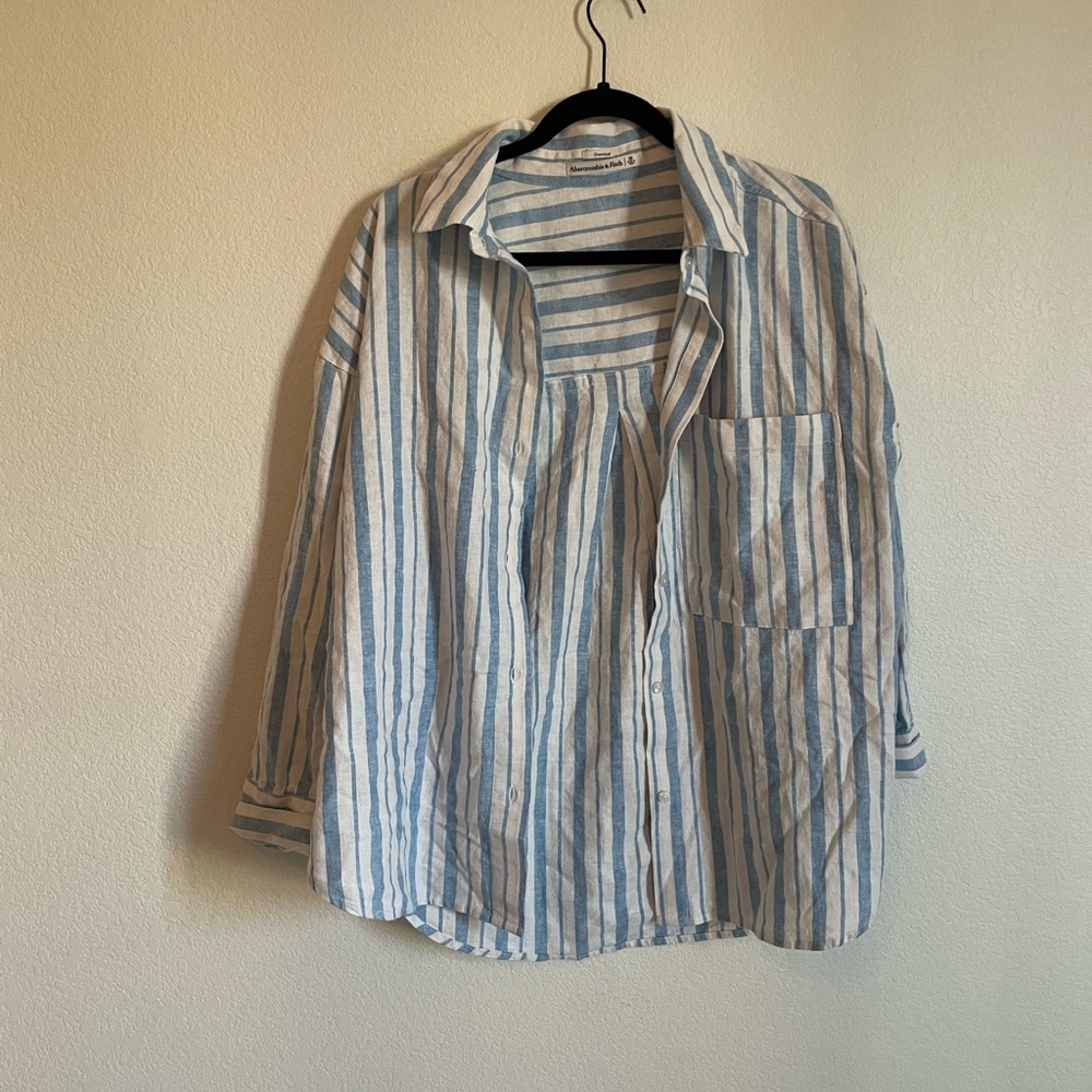 Abercrombie Oversized Button Up | Size M - image 1